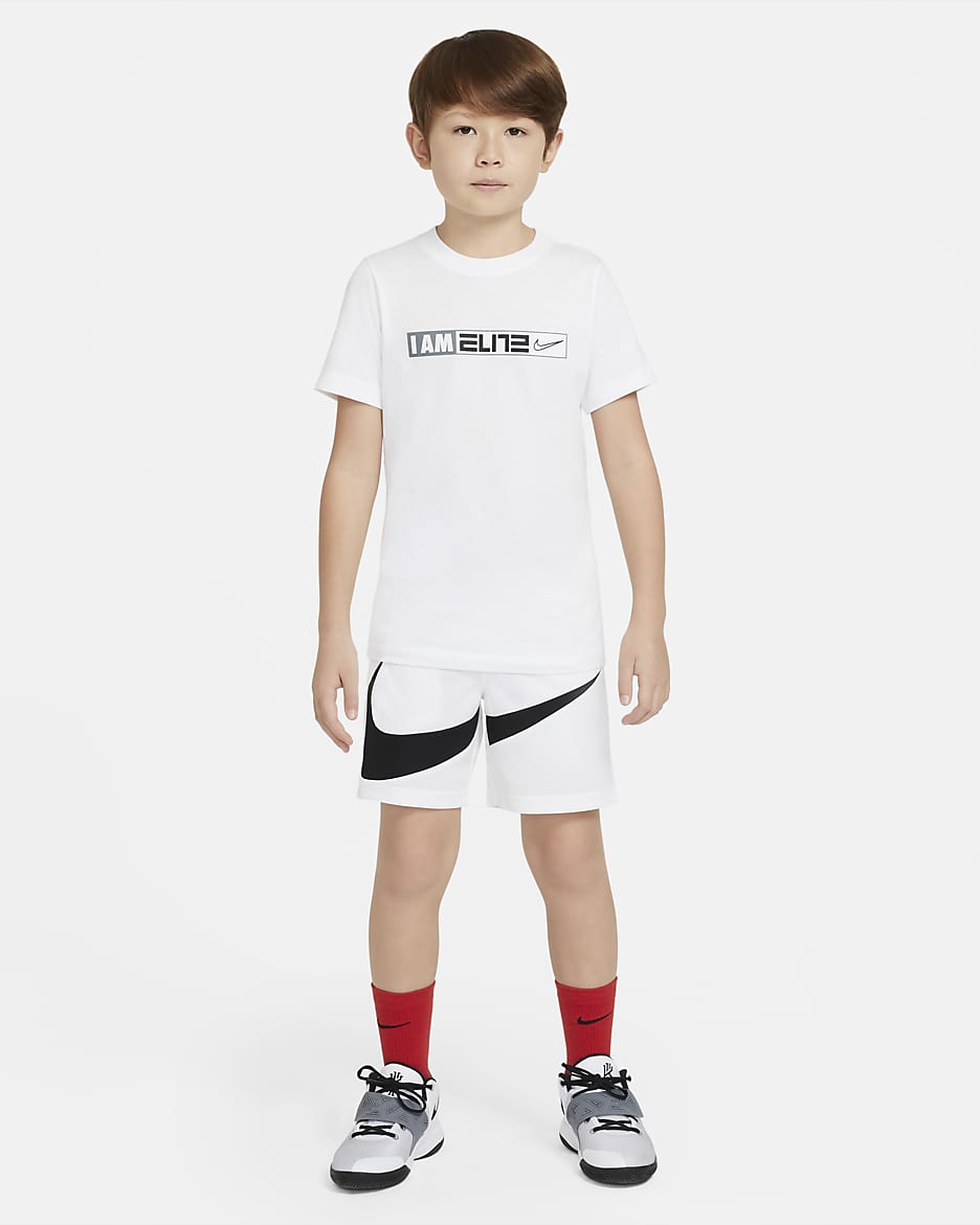 Kids white basketball shorts on sale